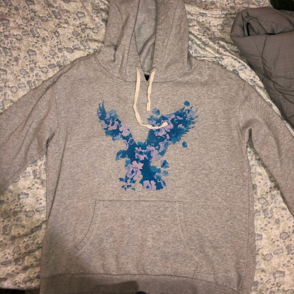 👻👻👻 Grey American Eagle Hoodie!
